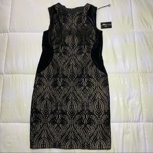 RN Studio Black velvet dress